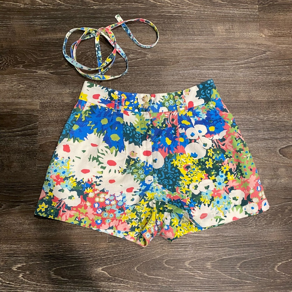 Sarah campbell for Anthropologie shorts 2 xs ~60s Vibing!